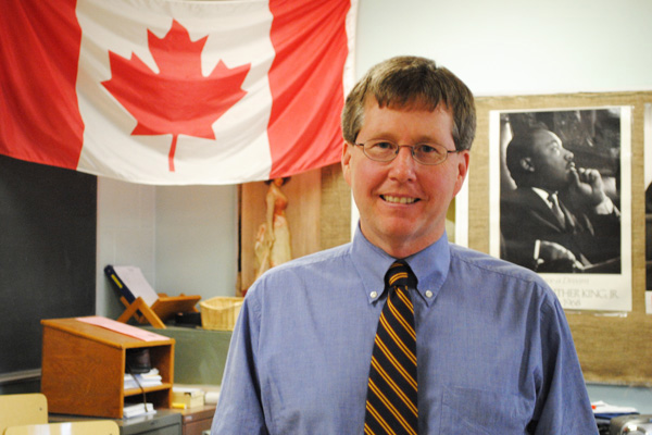 Brent Pavey, recipient of the 2009 Governor General's Award for Excellence in Teaching Canadian History